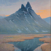 Olof Walfrid Nilsson - Lyngenfjord Mountain Landscape, Norway