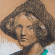 Almar Bech - Portrait of a Young Woman in Hat, 1905