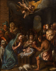 Italo-Flemish School - Adoration of the Shepherds