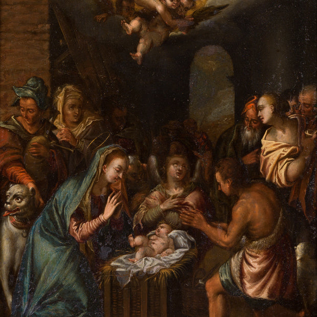 Italo-Flemish School - Adoration of the Shepherds