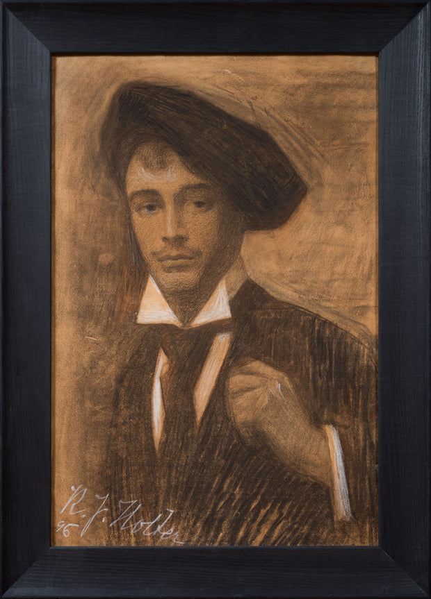 Karl Johan Holter - Young Man with Beret, 1896