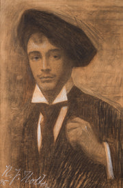 Karl Johan Holter - Young Man with Beret, 1896