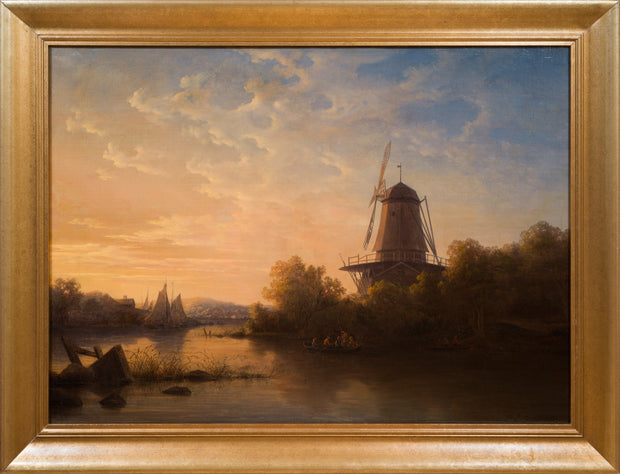 Adolf Julius Berg - Stilla sommarkväll (Still Summer Evening) 1851 - CLASSICARTWORKS