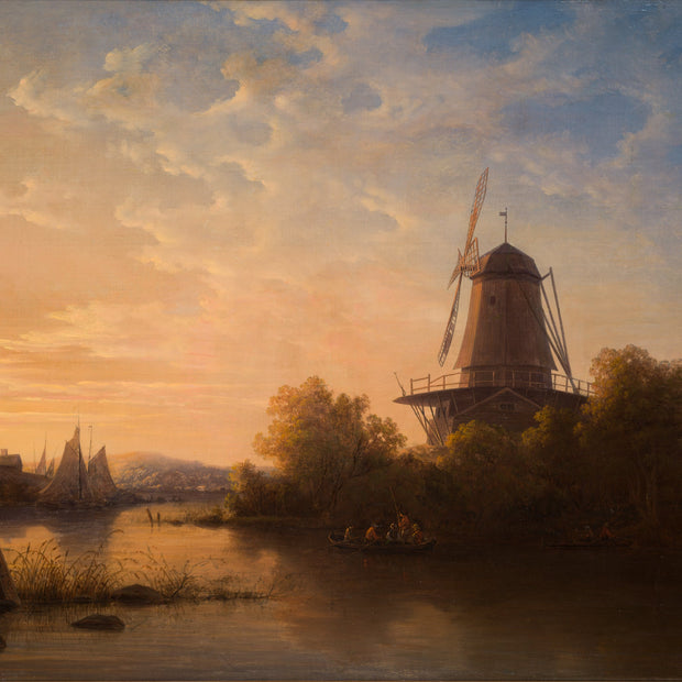 Adolf Julius Berg - Stilla sommarkväll (Still Summer Evening) 1851 - CLASSICARTWORKS