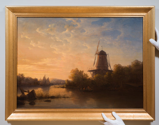 Adolf Julius Berg - Stilla sommarkväll (Still Summer Evening) 1851 - CLASSICARTWORKS