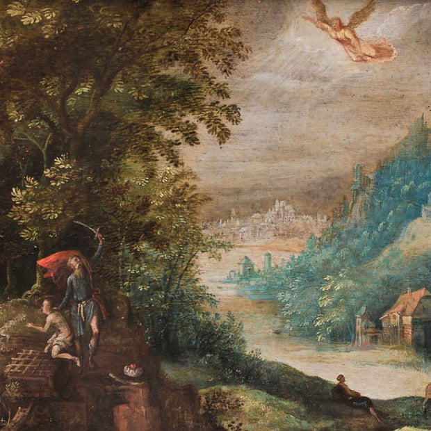 Adriaen Van Stalbemt - Abraham and the Sacrifice of His Son Isaac - CLASSICARTWORKS