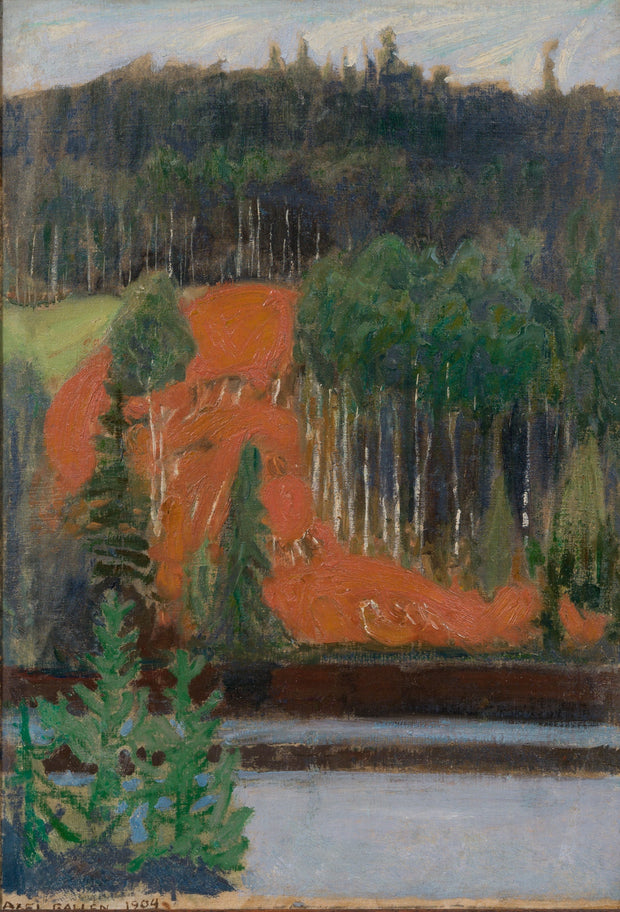 Akseli Gallen - Kallela - A View from Keitele or Ruovesi - CLASSICARTWORKS