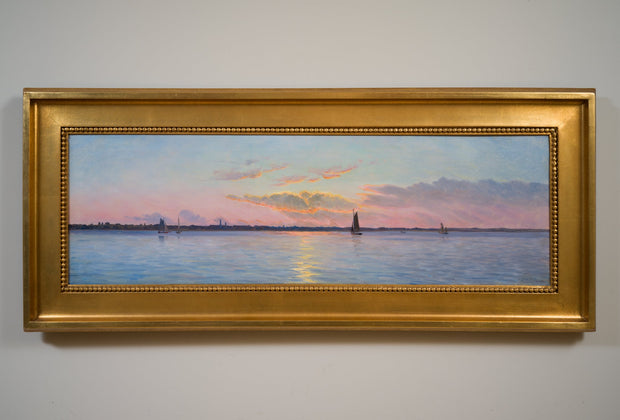 Albert Edward Wang - Sunset off the Coast of Hellerup - CLASSICARTWORKS