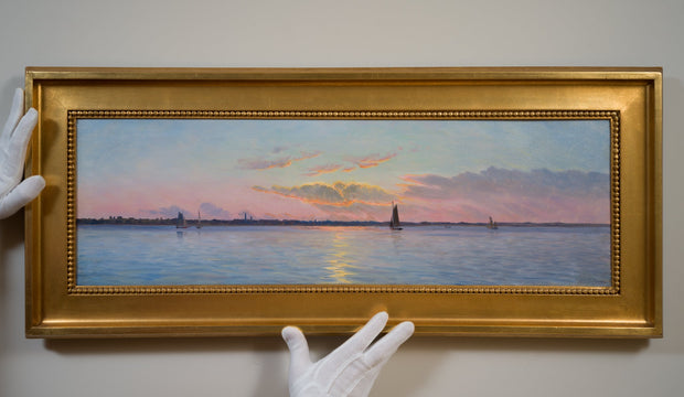 Albert Edward Wang - Sunset off the Coast of Hellerup - CLASSICARTWORKS