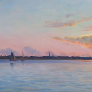 Albert Edward Wang - Sunset off the Coast of Hellerup - CLASSICARTWORKS
