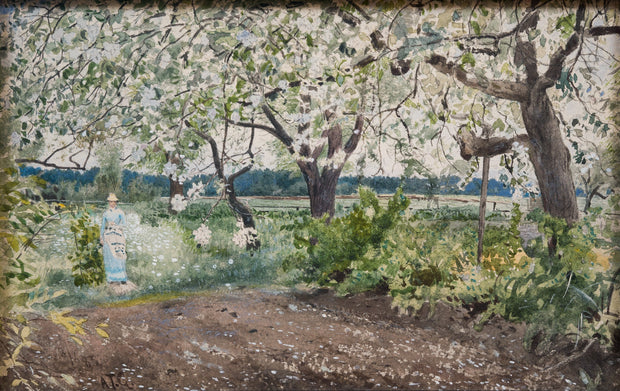 Albert Theodor Gellerstedt - The Garden at Sickelsjö, 1883 - CLASSICARTWORKS