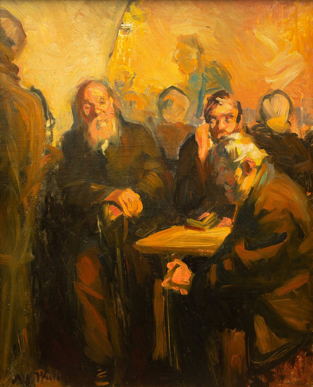 Alf Wallander - Café Scene - CLASSICARTWORKS