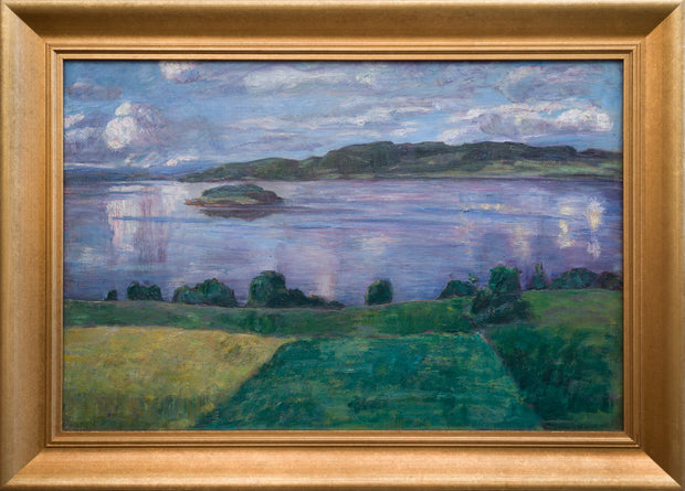 Alfred Ekstam - View Over Lake Mangen - CLASSICARTWORKS