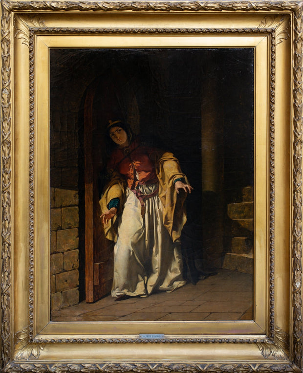 Alfred Elmore RA - The Eavesdropper - CLASSICARTWORKS