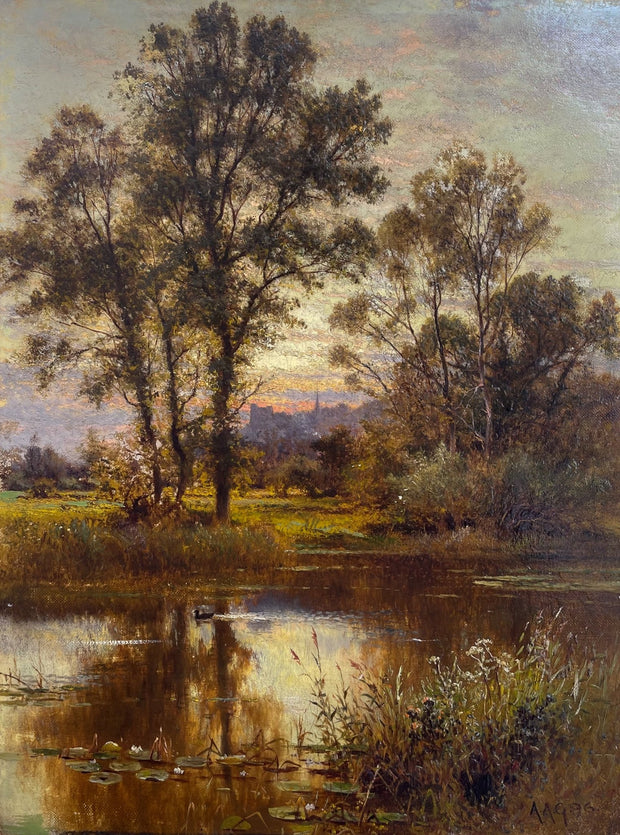 Alfred Glendening - A Quiet Stream - CLASSICARTWORKS