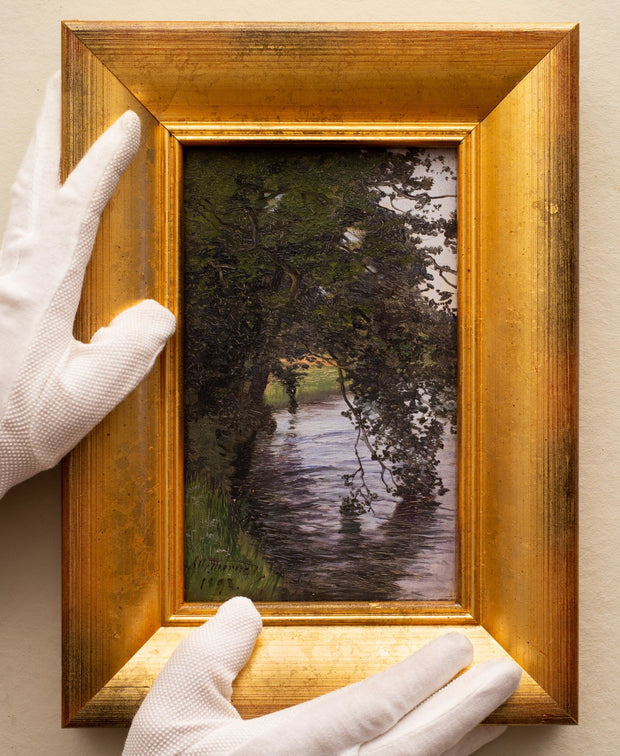 Alfred Thörne - Water Reflections From Brevens Bruk - CLASSICARTWORKS