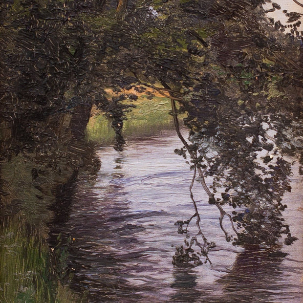 Alfred Thörne - Water Reflections From Brevens Bruk - CLASSICARTWORKS