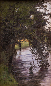 Alfred Thörne - Water Reflections From Brevens Bruk - CLASSICARTWORKS