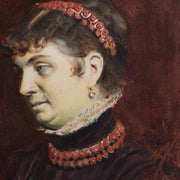 Anders Zorn - Portrait of Mrs Veronica Heiss with Coral Hair Ornament and Necklace - CLASSICARTWORKS