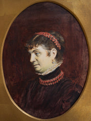 Anders Zorn - Portrait of Mrs Veronica Heiss with Coral Hair Ornament and Necklace - CLASSICARTWORKS