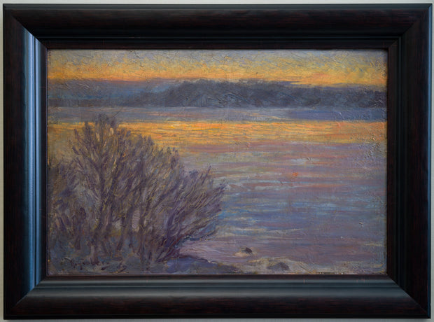 Anton Genberg - After Sunset by the Lake, 1889 - CLASSICARTWORKS