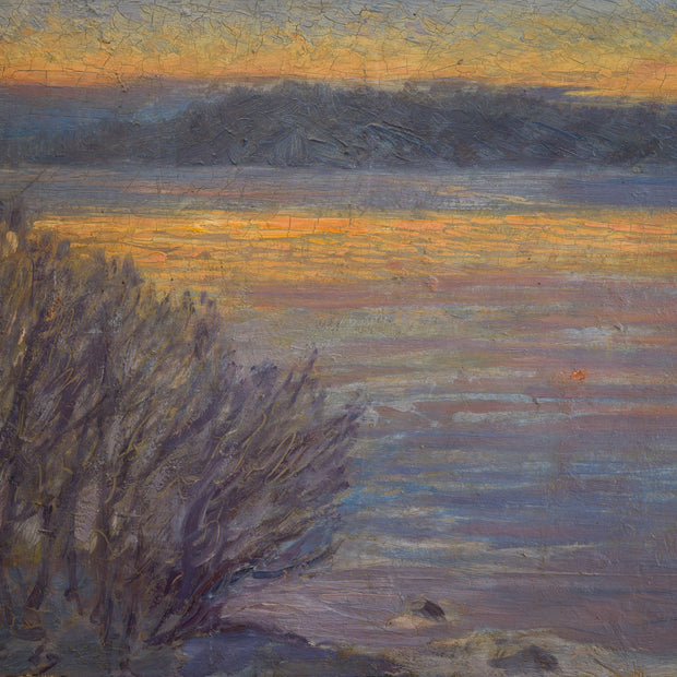 Anton Genberg - After Sunset by the Lake, 1889 - CLASSICARTWORKS