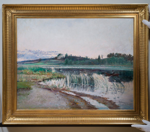 Anton Genberg - Lakeside at Gärdsvik, Ljusterö, 1891 - CLASSICARTWORKS