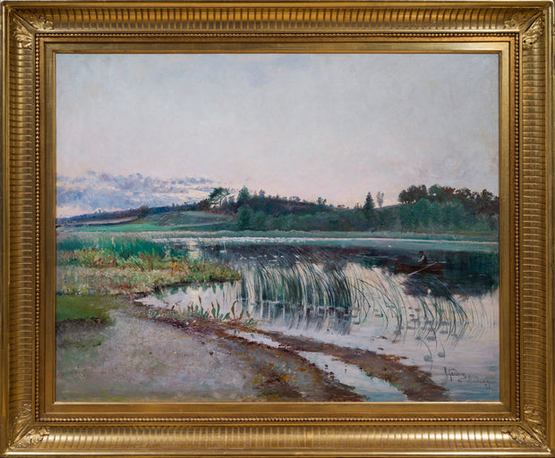 Anton Genberg - Lakeside at Gärdsvik, Ljusterö, 1891 - CLASSICARTWORKS