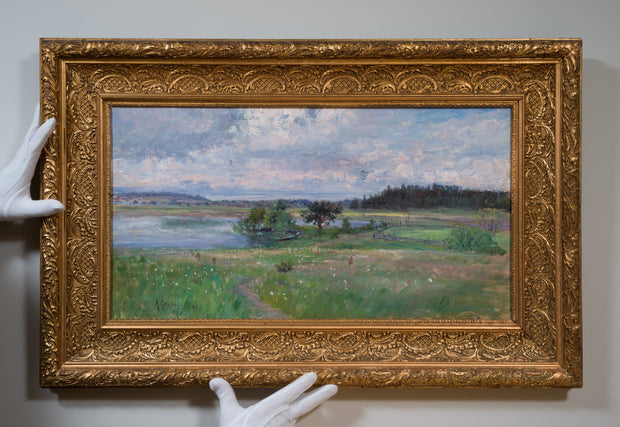 Anton Genberg - Scandinavian Impressionist Landscape(1894) - CLASSICARTWORKS
