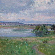 Anton Genberg - Scandinavian Impressionist Landscape(1894) - CLASSICARTWORKS