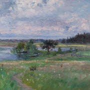 Anton Genberg - Scandinavian Impressionist Landscape(1894) - CLASSICARTWORKS
