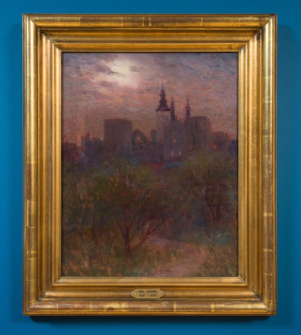 Axel Lindman - Evening Sun, View of Visby, c. 1896 - CLASSICARTWORKS