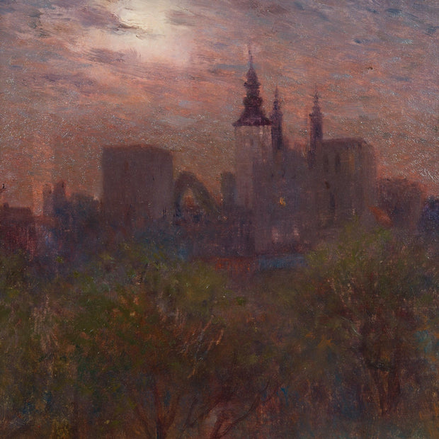 Axel Lindman - Evening Sun, View of Visby, c. 1896 - CLASSICARTWORKS