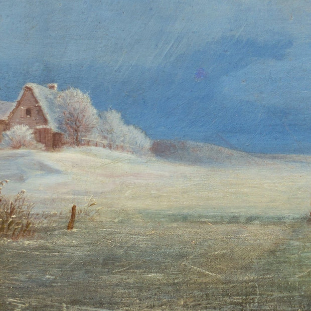 Bengt Nordenberg - Winter Scene With Figures on the Ice - CLASSICARTWORKS