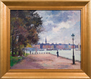 Bernhard Oscarsson - View over Strandvägen, Stockholm - CLASSICARTWORKS