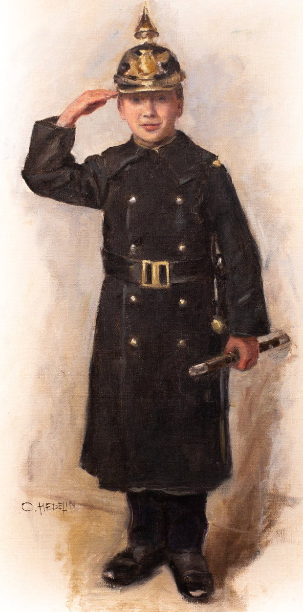 CARL HEDELIN - THE YOUNG POLICEMAN - CLASSICARTWORKS