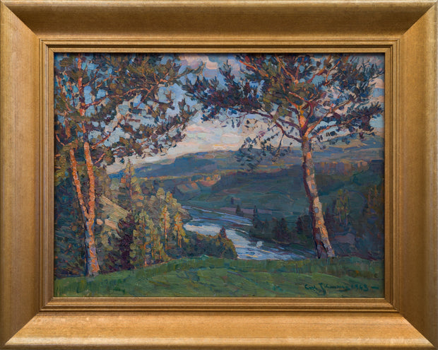 Carl Johansson - A Tranquil Landscape View, 1943 - CLASSICARTWORKS