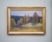 Carl Johansson - Autumn Landscape With Blue Mountains - CLASSICARTWORKS