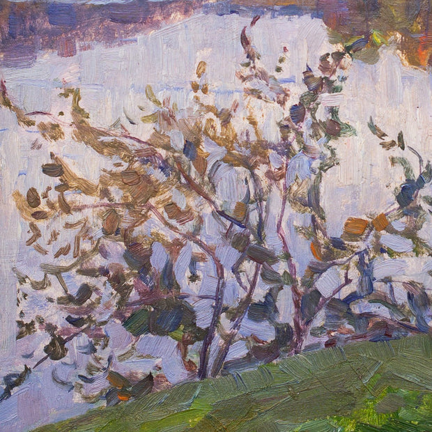 Carl Johansson - Autumn View With A Calm Lake and Windswept Trees - CLASSICARTWORKS