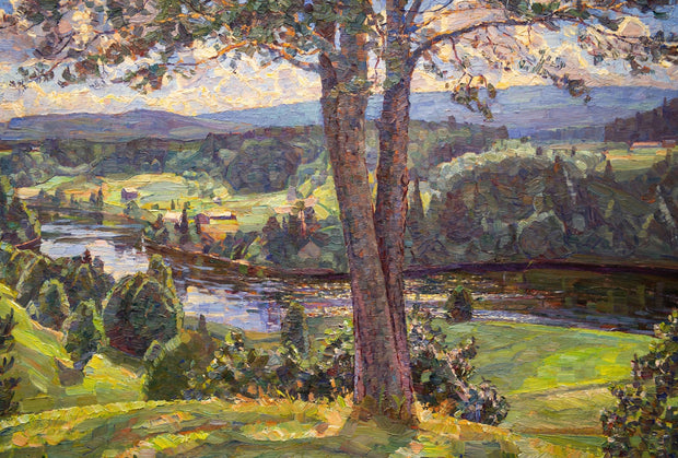 Carl Johansson - Landscape View from Viken, Ramsele - CLASSICARTWORKS
