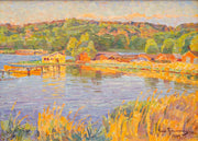 Carl Johansson - Landscape View With Water Reflections - CLASSICARTWORKS