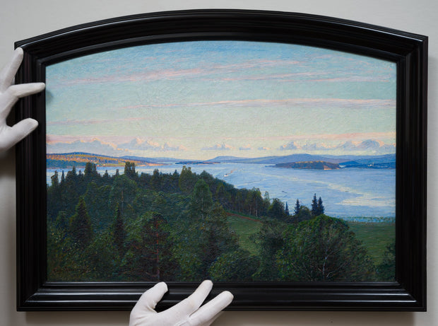 Carl Johansson - View Over a Forest and Open Water - CLASSICARTWORKS