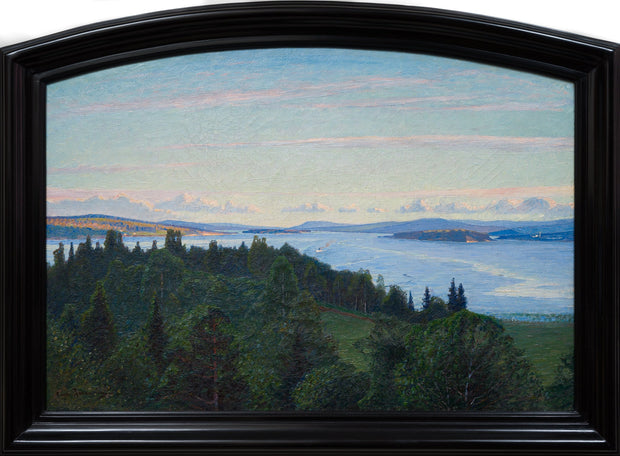 Carl Johansson - View Over a Forest and Open Water - CLASSICARTWORKS