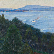 Carl Johansson - View Over a Forest and Open Water - CLASSICARTWORKS