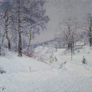 Carl Johansson - Winter Landscape from Björksätra, 1885 - CLASSICARTWORKS