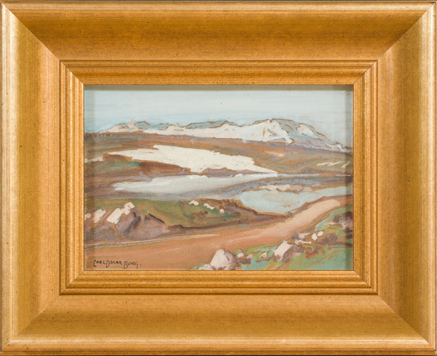 Carl Oscar Borg - An Old Military Road, The Road over Dovrefjell, Norway - CLASSICARTWORKS
