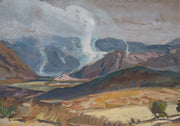 Carl Oscar Borg - Arizona Landscape - CLASSICARTWORKS