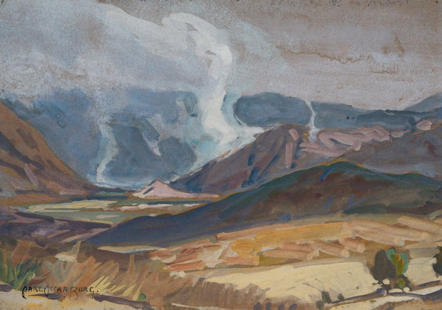 Carl Oscar Borg - Arizona Landscape - CLASSICARTWORKS