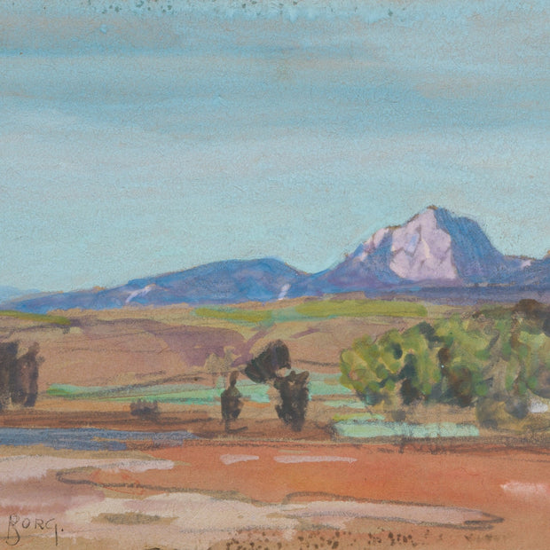 Carl Oscar Borg - Blue Mountains, New Mexico - CLASSICARTWORKS