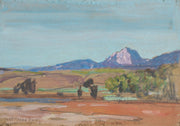 Carl Oscar Borg - Blue Mountains, New Mexico - CLASSICARTWORKS